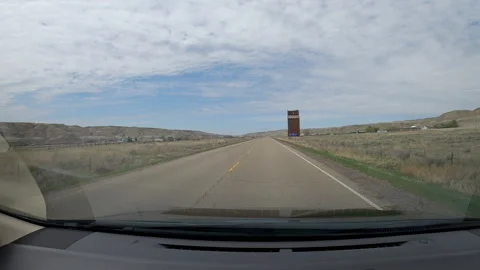 Ghost town of Dorothy, Alberta Stock Footage 170619717