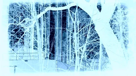 Ghost Town On The Front View Stock Footage 84067035