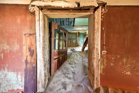 Ghost town Kolmanskop, Namibia Stock Photos
