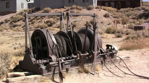 Ghost town mine Stock Footage 926316
