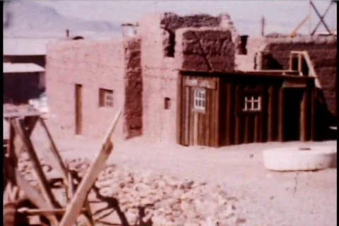 Ghost Town Mining 1950's Stock Footage 711995