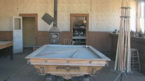 Ghost Town Pool Hall 스톡 동영상 519514