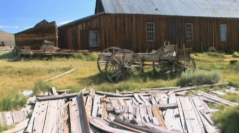 Ghost Town Sawmill 스톡 동영상 519552