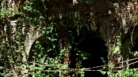 Ghost town,the scenery for the series lost of us Stock Footage 244999765