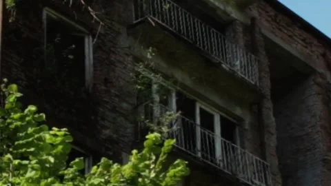 Ghost town,the scenery for the series lost of us Stock Footage 245000000