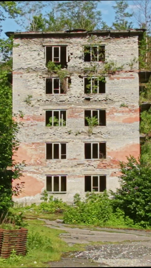 Ghost town,the scenery for the series lost of us Stock Footage 245081925