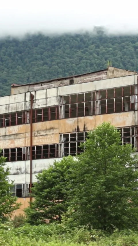 Ghost town,the scenery for the series lost of us Stock Footage 245084489