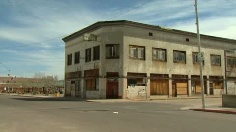Ghost Town Street Video stock 11211394