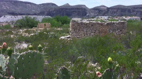 Ghost town, Terlingua, TX 9 Stock Footage 25290956