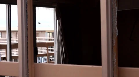 Ghost Town (through broken windows) 動画素材 47492763
