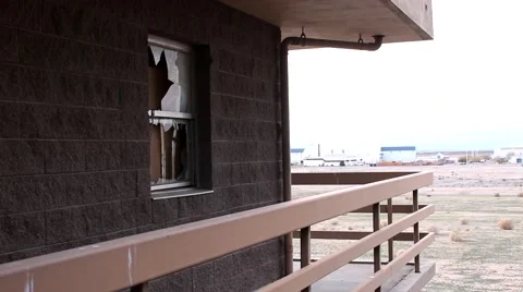 Ghost Town (upstairs broken window) 動画素材 47492767