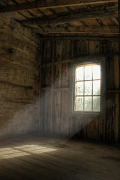 Ghost Town window Stock Photos
