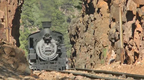 Ghost train Stock Footage 7760546