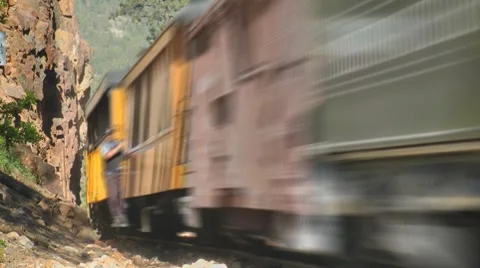 Ghost train Stock Footage 7763533