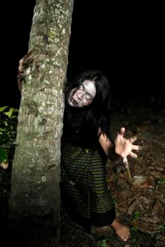 Ghost from tree Stock Photos