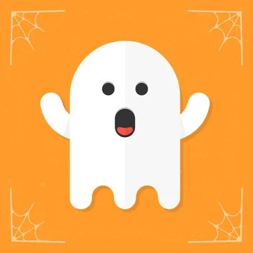 Ghost vector halloween icon Stock Illustration