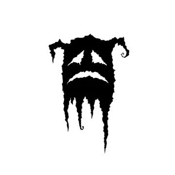 Ghost. Vector illustration. Isolated. Demon on white. Shadow. Stock Illustration