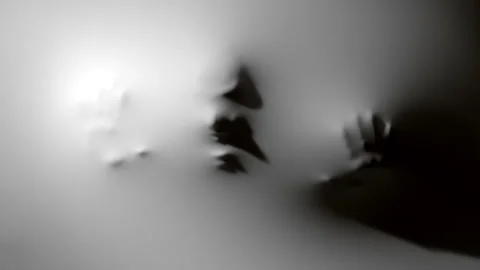 Ghost In A Wall Video stock 345832816