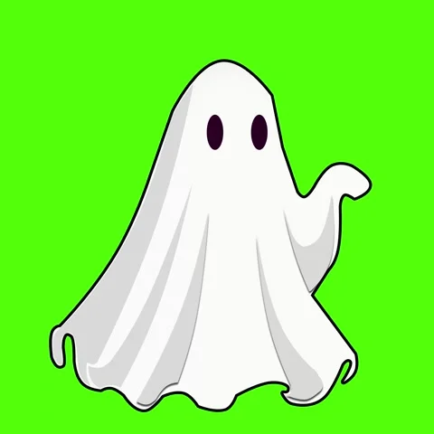 A ghost in a white robe Видео 347690762