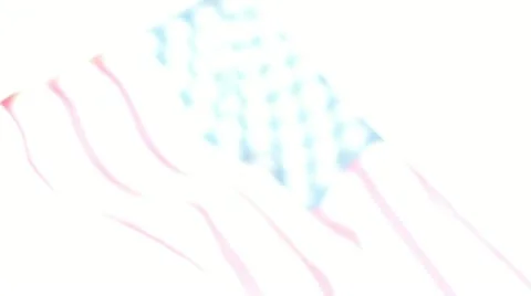 Ghosted American Flag Background Stock Footage 12011187