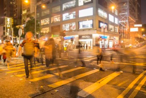 Ghostly Crossing Stock Photos