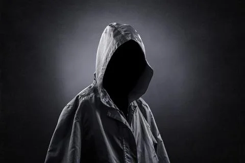 Ghostly figure in the dark Stock Photos