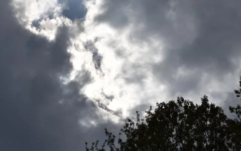 Ghostly Image Clouds Stock Photos