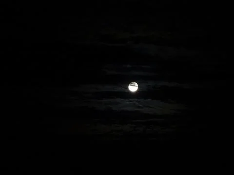 Ghostly Moon Stock Photos