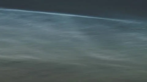 Ghostly Night Clouds 4 - Sky River Stock-Footage 8551524