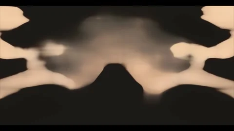 Ghostly Paranormal Abstract Blurred Dark Gothic Ink Blot 스톡 동영상 296128550