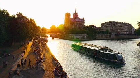 Ghosts in the City of Lights Stock Footage 98446973