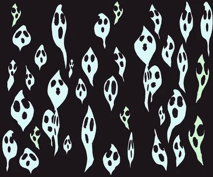 Ghosts Texture Stock-Illustration