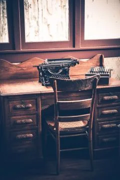 Ghostwriter desk Stock Photos