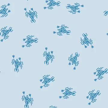 Ghoul ghost glyph seamless pattern Illustrazione stock