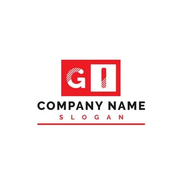 GI Letter Logo Design. GI Letter Logo Vector Illustration - Vector Stock Illustration