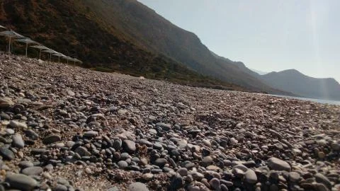 Gialiskari beach E4 path, Paleochora Chania Crete Stock Photos