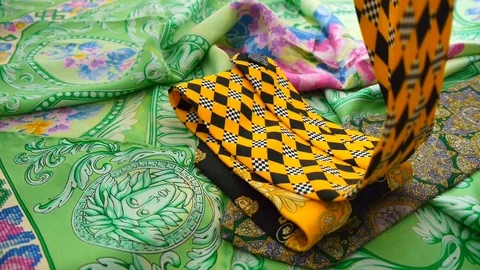 Gianni Versace tie. Stock Footage 116592095