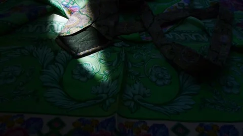 Gianni Versace tie. Stock Footage 116666635