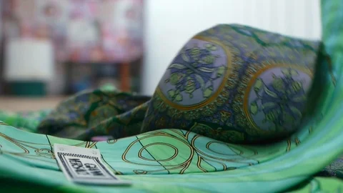 Gianni Versace tie. Stock Footage 116781750