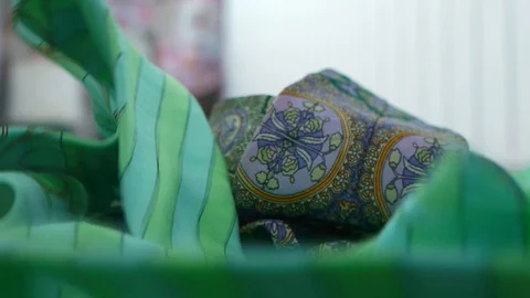 Gianni Versace tie. Stock Footage 116781754