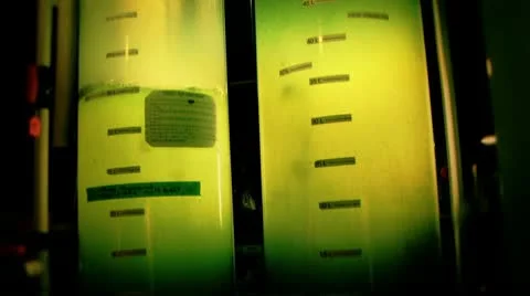 Giant beaker colored Stock Footage 10583435