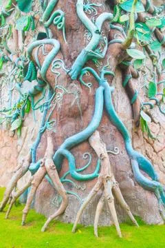 Giant beanstalk Stock Photos