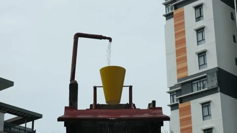 Giant bucket Stock Footage 203779213