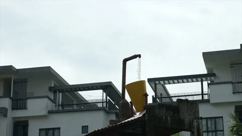Giant bucket Stock Footage 203780038