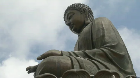 Giant Buddha (real time) Stock Footage 836631
