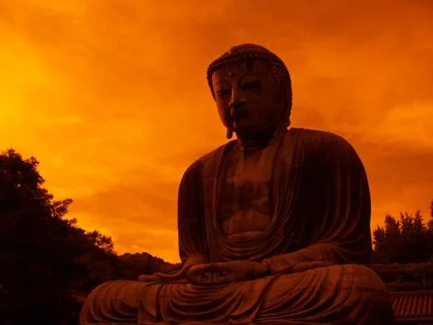 Giant buddha statue Stock Photos