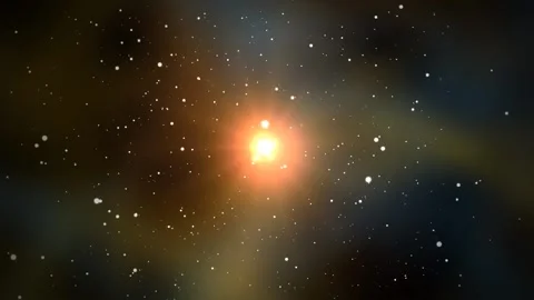Giant Burning Stars Particles Array Animation Background Stock Footage 287241074