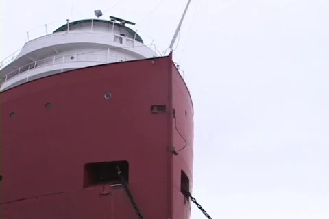 Giant Cargo Ship Vídeo Stock 265386