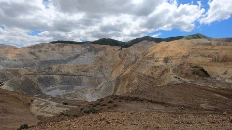 Giant copper mine Stock Footage 111283507
