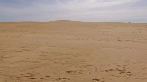 Giant Desert Sand Dune Stock Footage 77550944